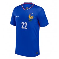 Camiseta Francia Theo Hernandez #22 Primera Equipación Replica Eurocopa 2024 mangas cortas
